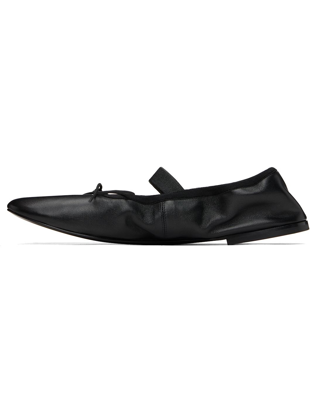Black Glove Mary Jane Ballerina Flats - 3
