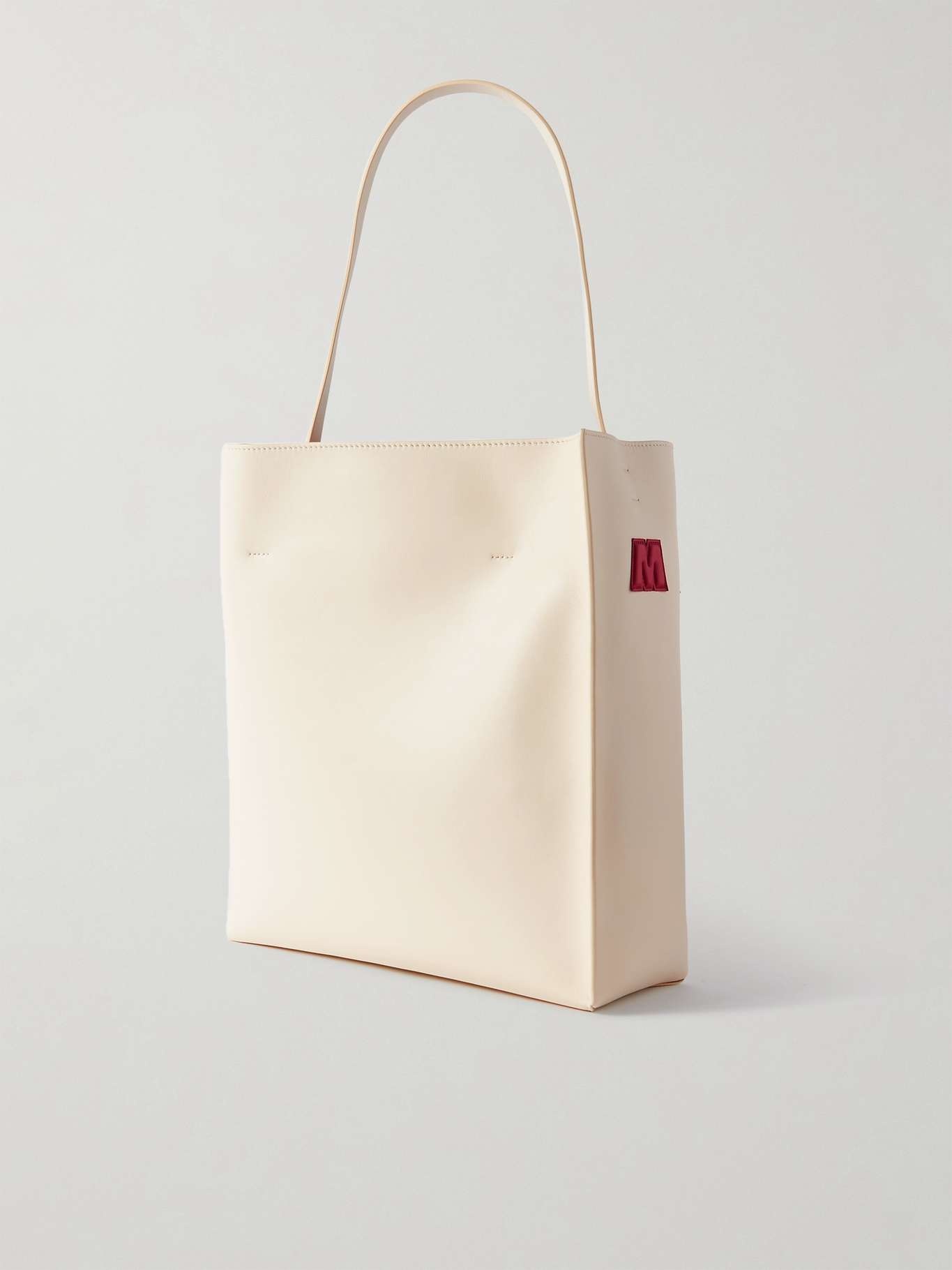 Museo medium appliquéd leather tote - 3