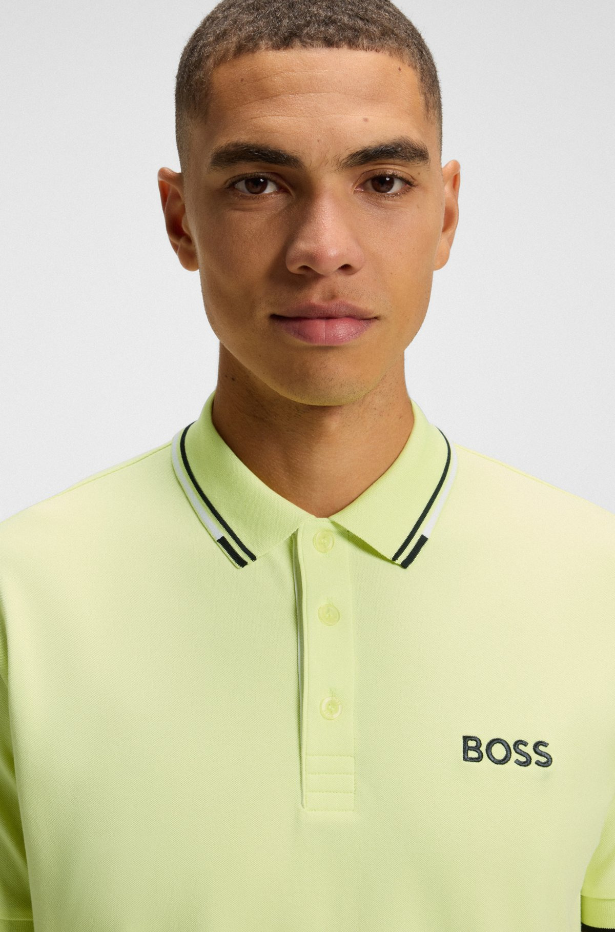 POLO SHIRT WITH CONTRAST LOGOS - 3
