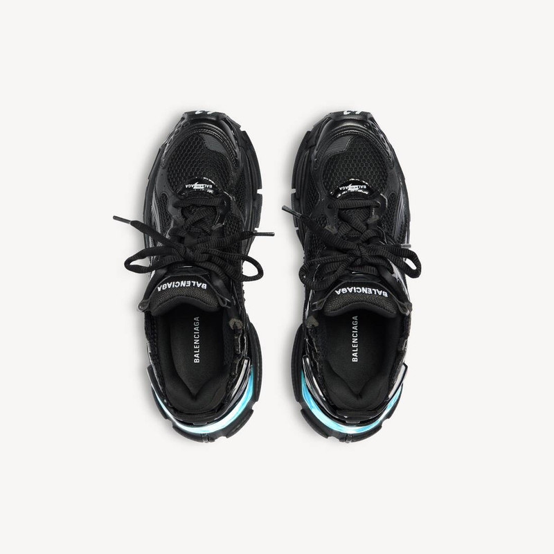 Men's Runner Led Sneaker in Black 6