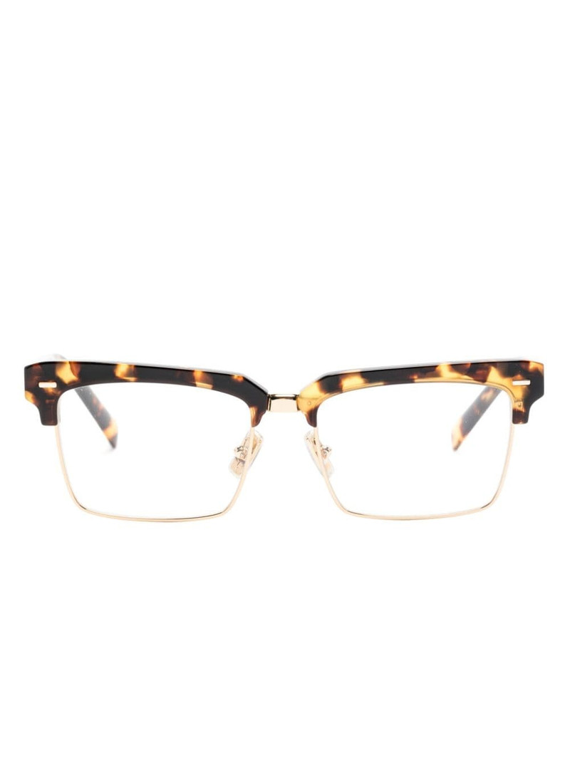 MU11XV square-frame glasses 1