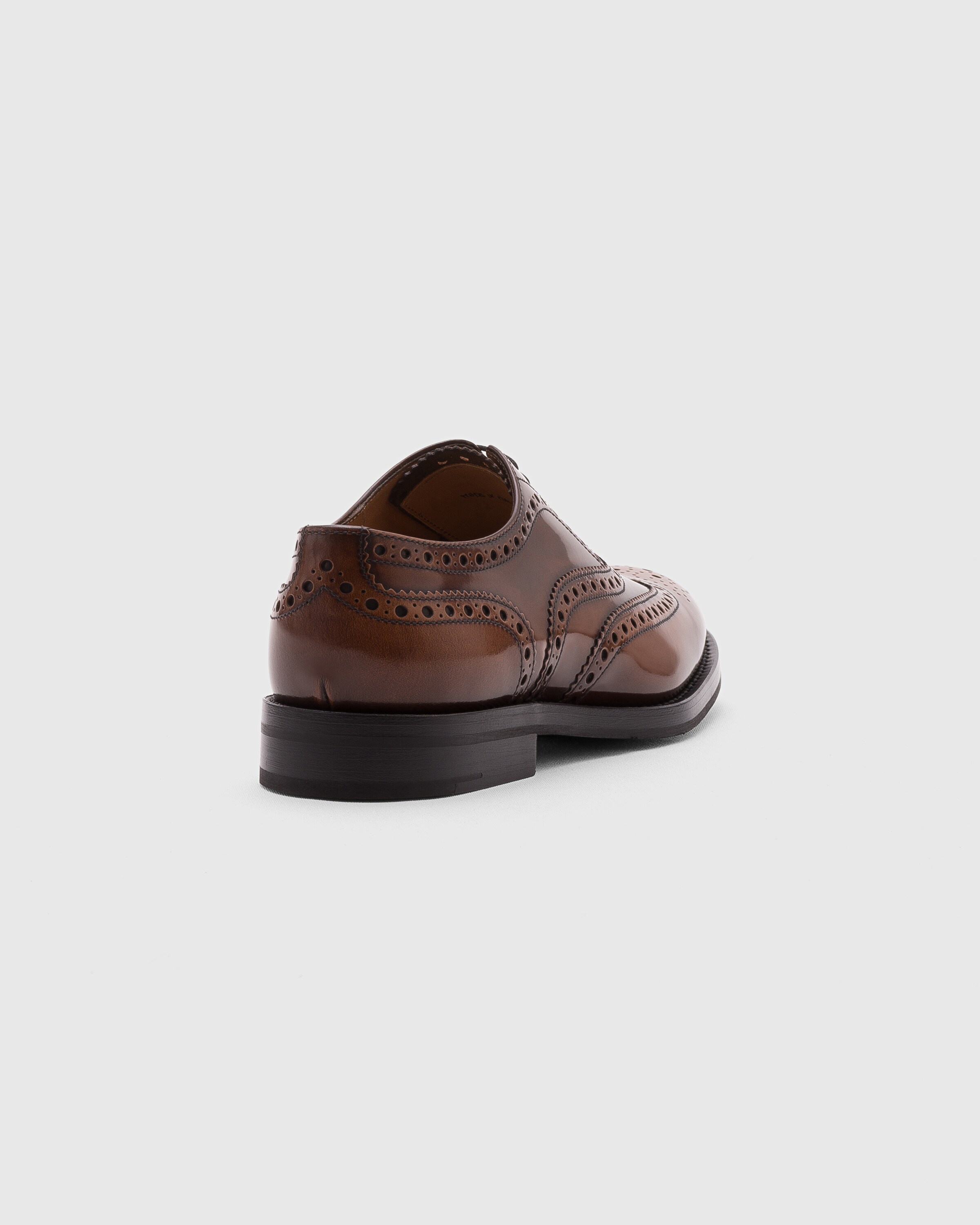 Polished Fumè Oxford Brogue - 4