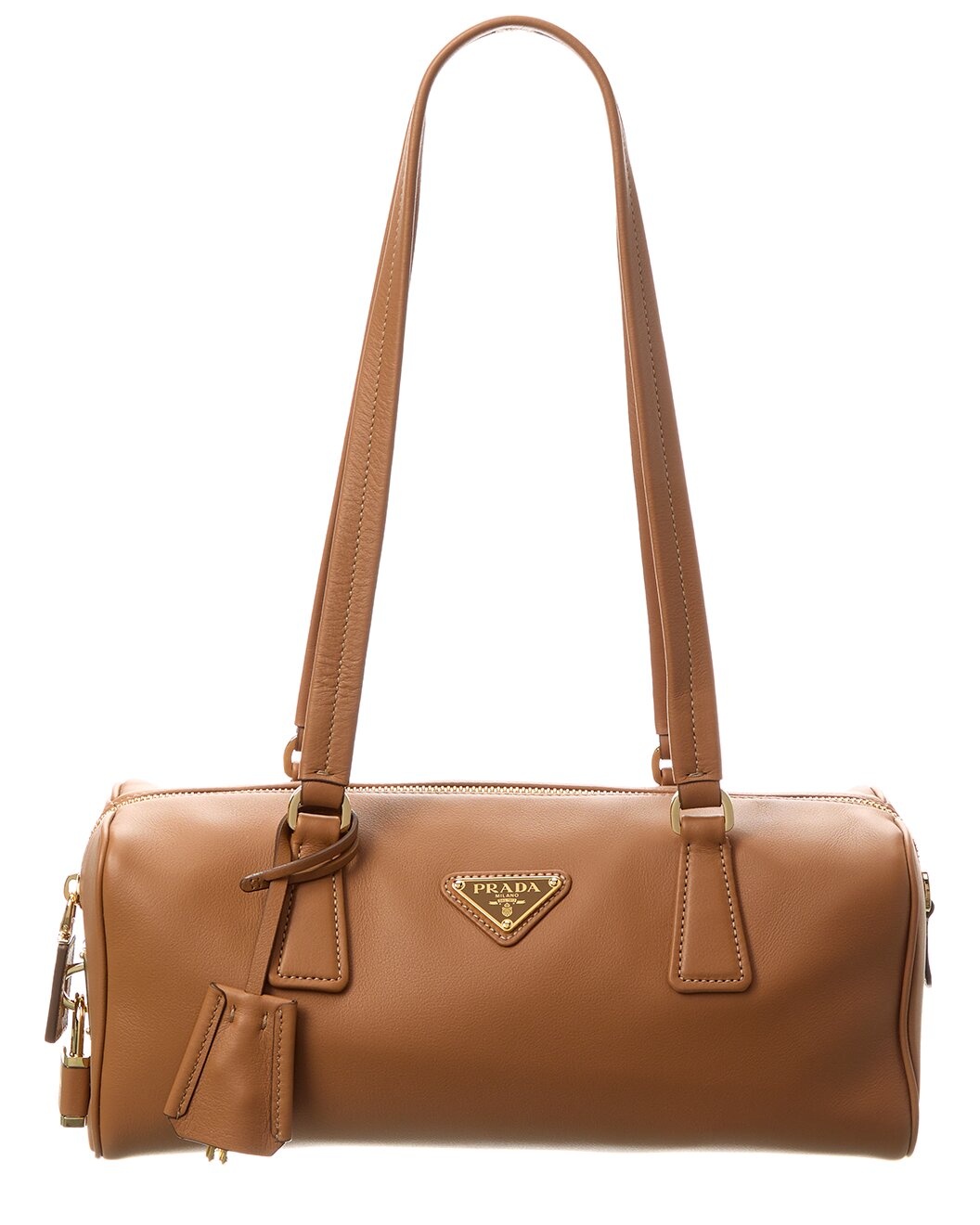 Prada Padlock Medium Leather Shoulder Bag - 1