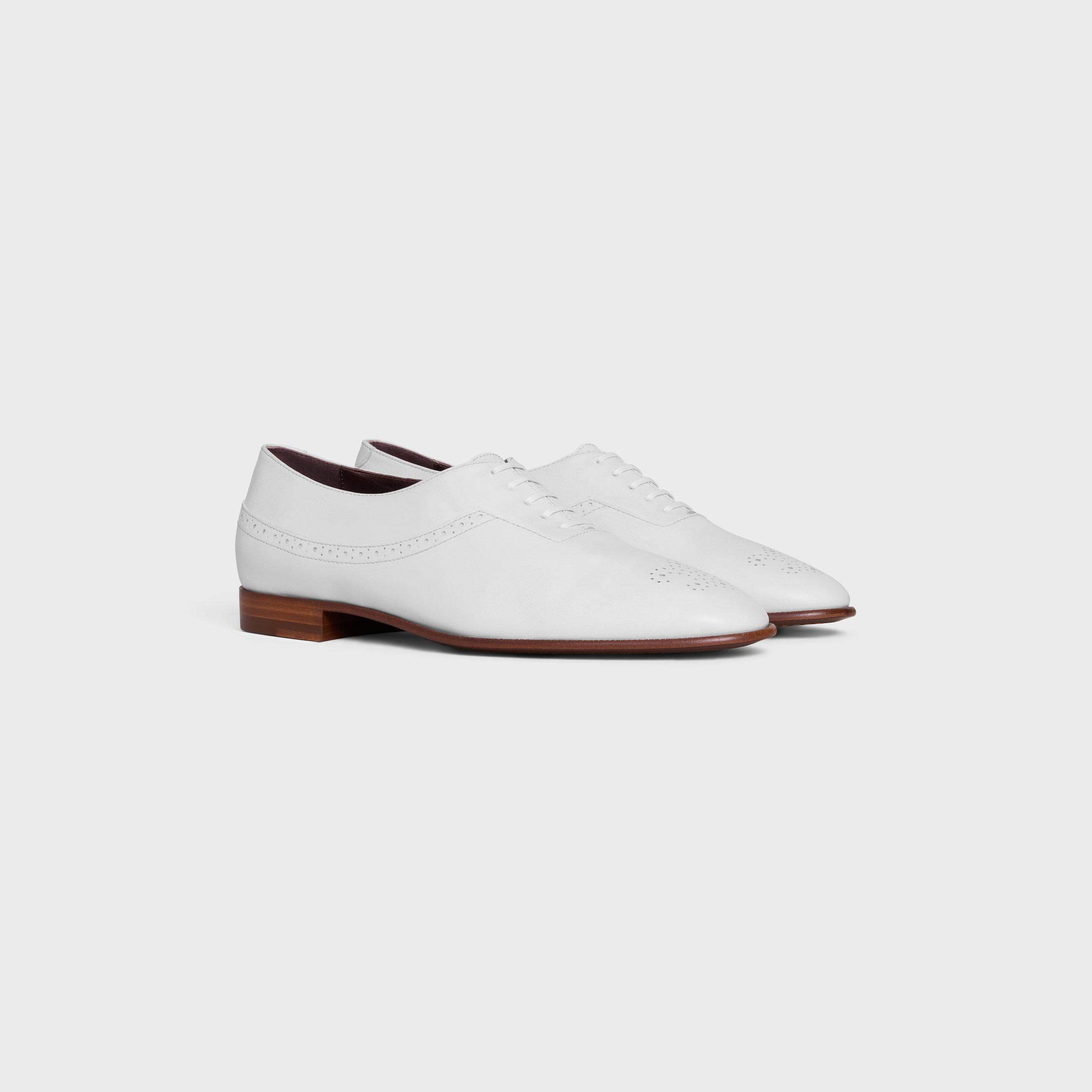 CELINE AUCOURT PERFORATED OXFORD IN KIDSKIN - 2