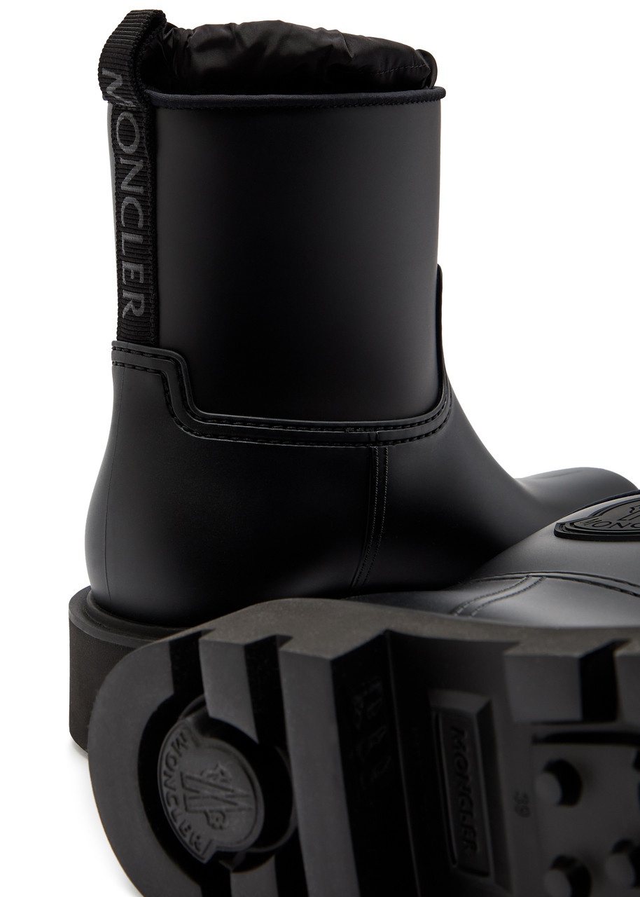 Moncler Kickstream Rubber Wellington Ankle Boots - 4