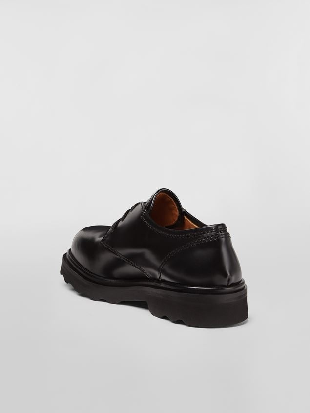 LACE-UP IN SHINY SMOOTH CALFSKIN - 3