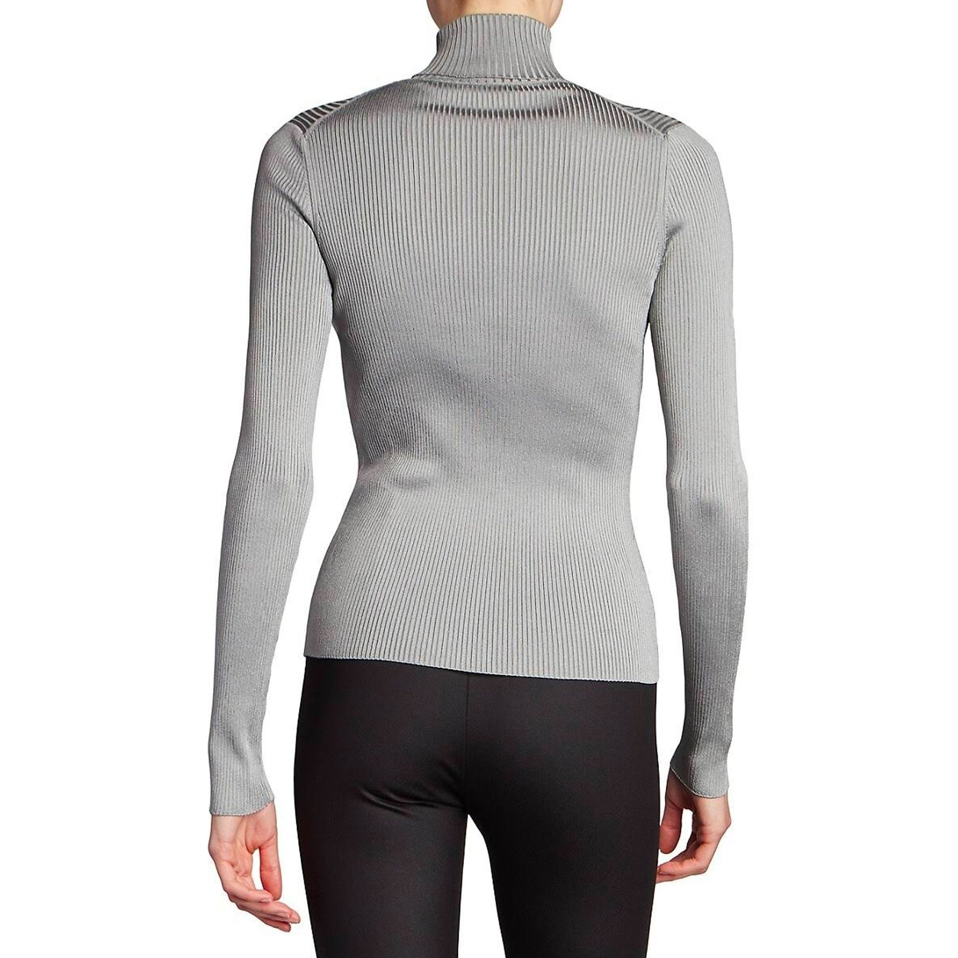 Balenciaga Ribbed Turtleneck Sweater Women - 3