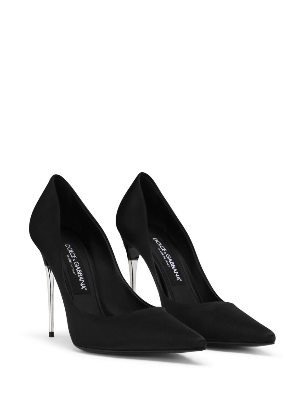 pointed leather pumps - 2