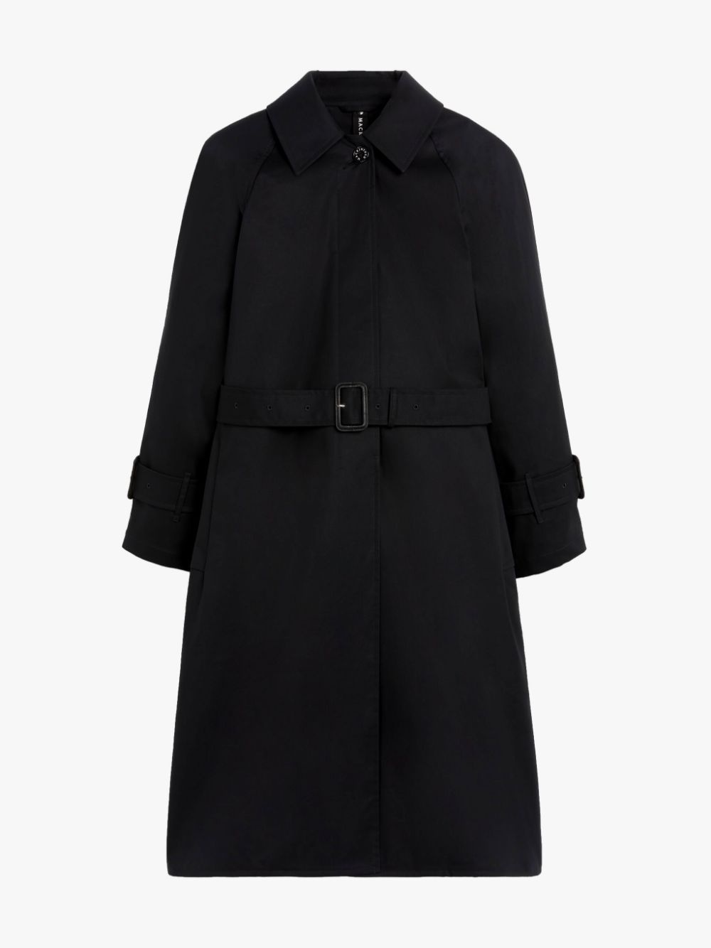 MAILI BLACK RAINTEC COTTON COAT - 1