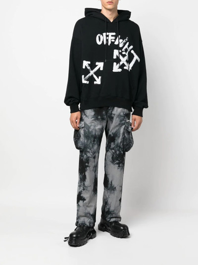 Off-White graphic-print cargo trousers outlook