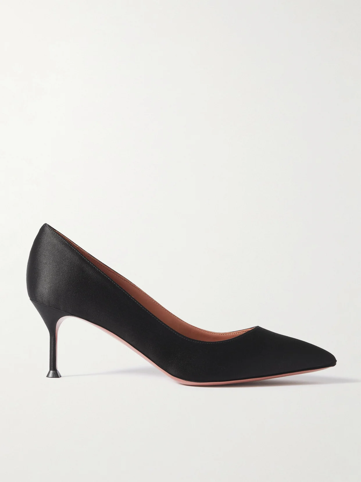 Purist 65 Satin Point-toe Pumps - 1