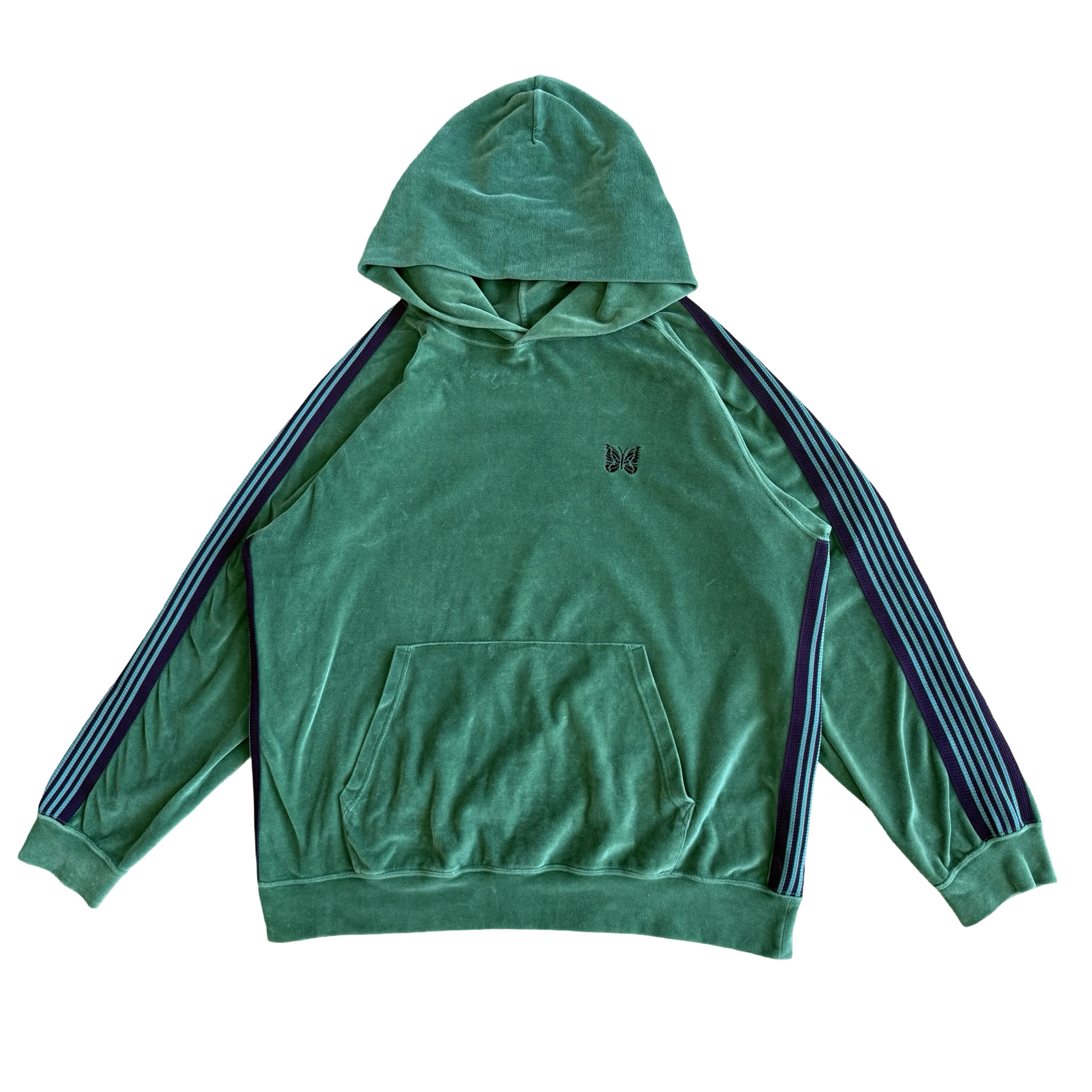 Final Blow - Needles Velour Hoodie Sz XL - 1