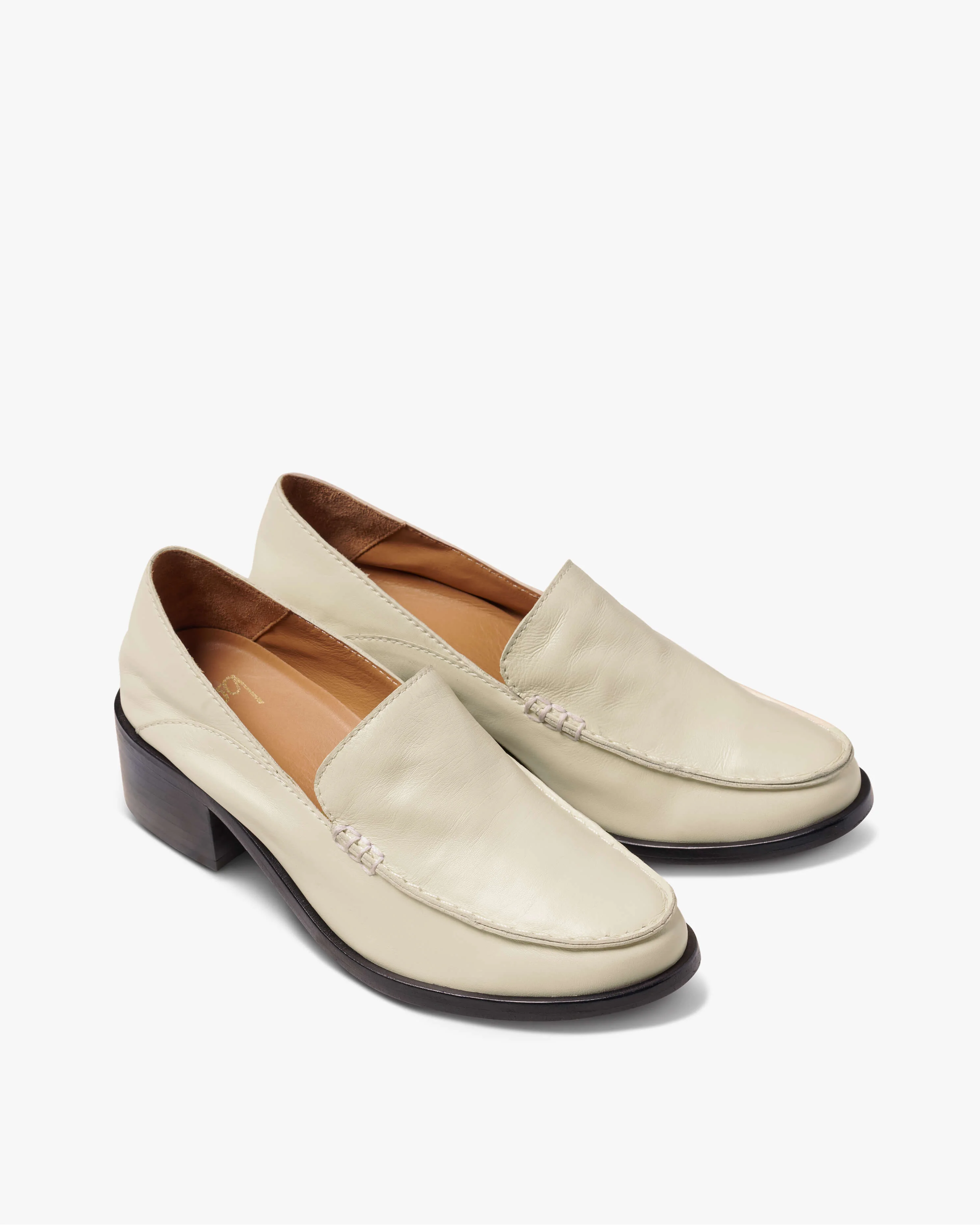 Owl Leather Heeled Loafer - 1