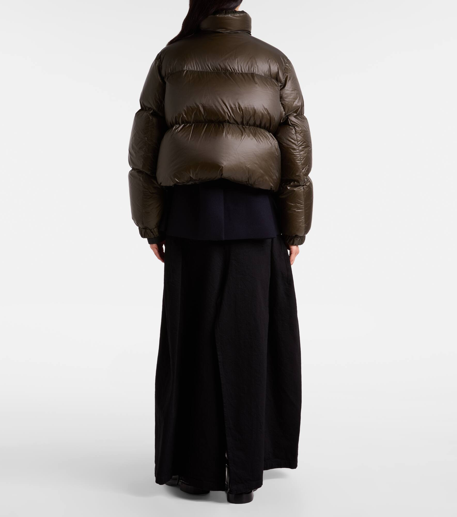 Layered wool down jacket - 3