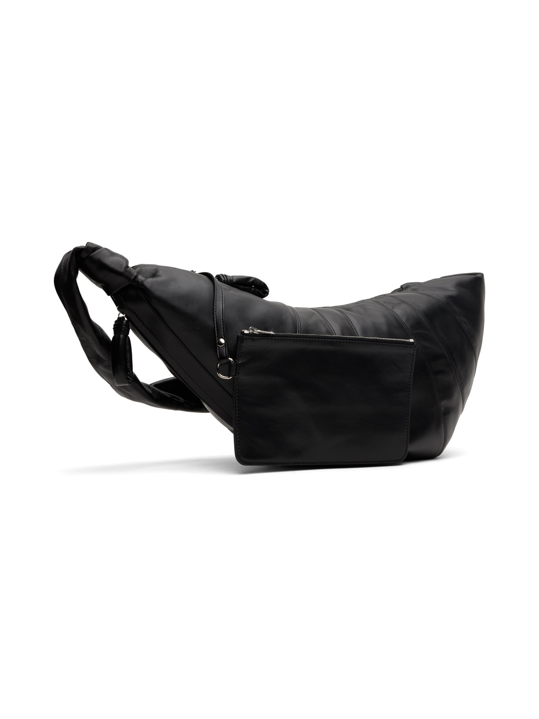 Black Large Croissant Bag - 2