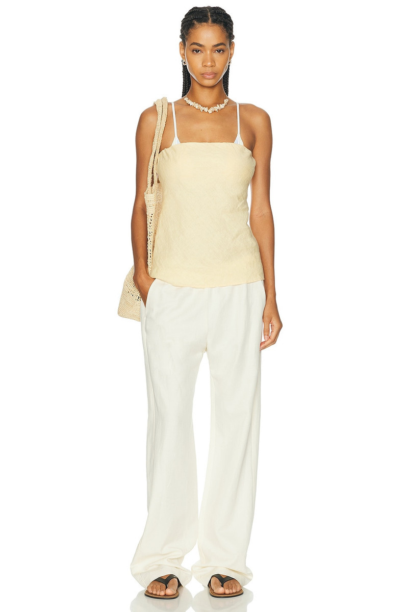 DONNI. The Linen Tube Top outlook