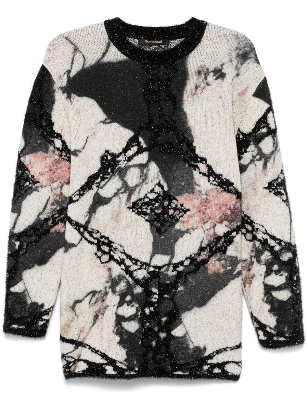 abstract-pattern sweater - 1