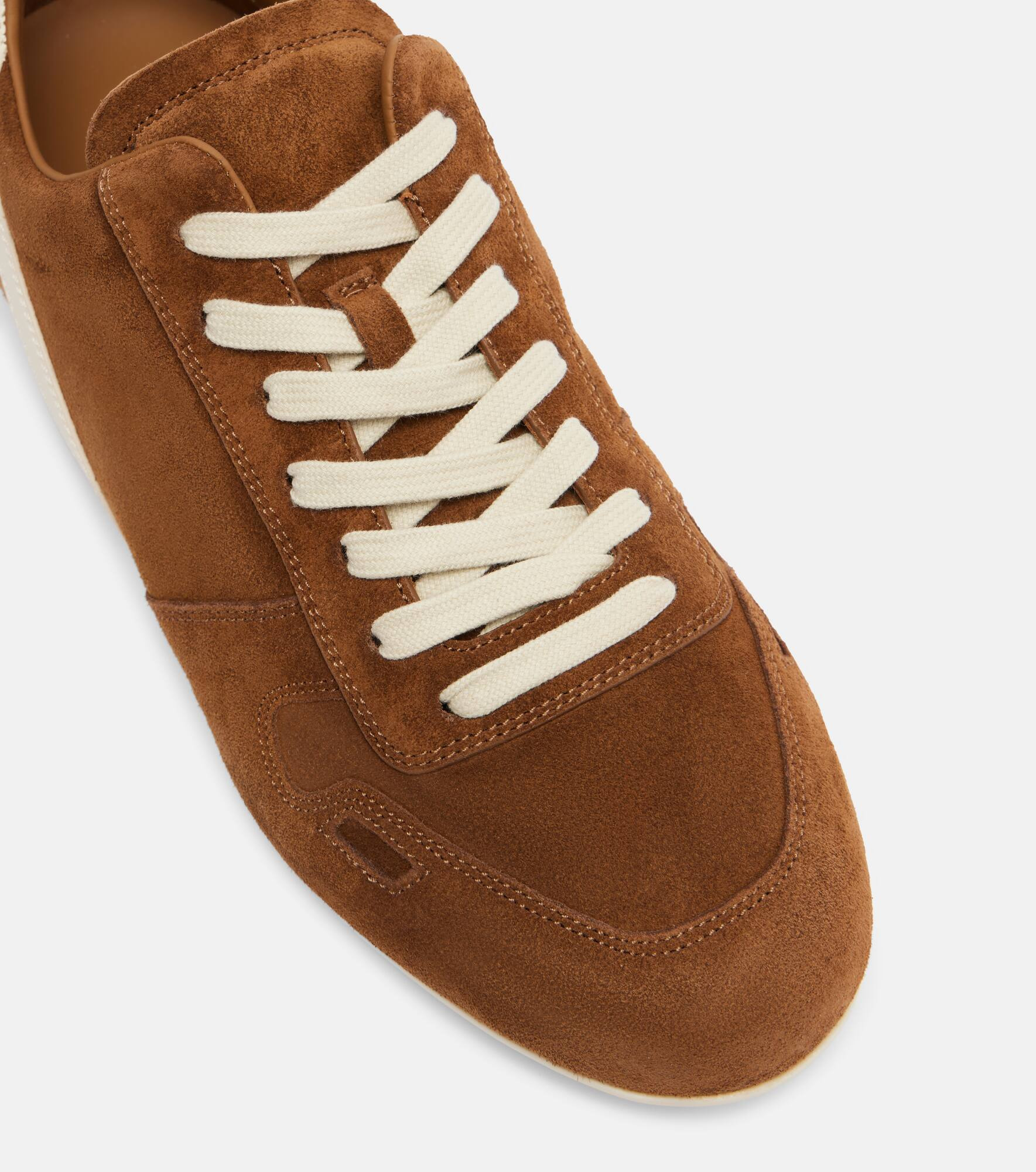 Minimal suede sneakers - 5