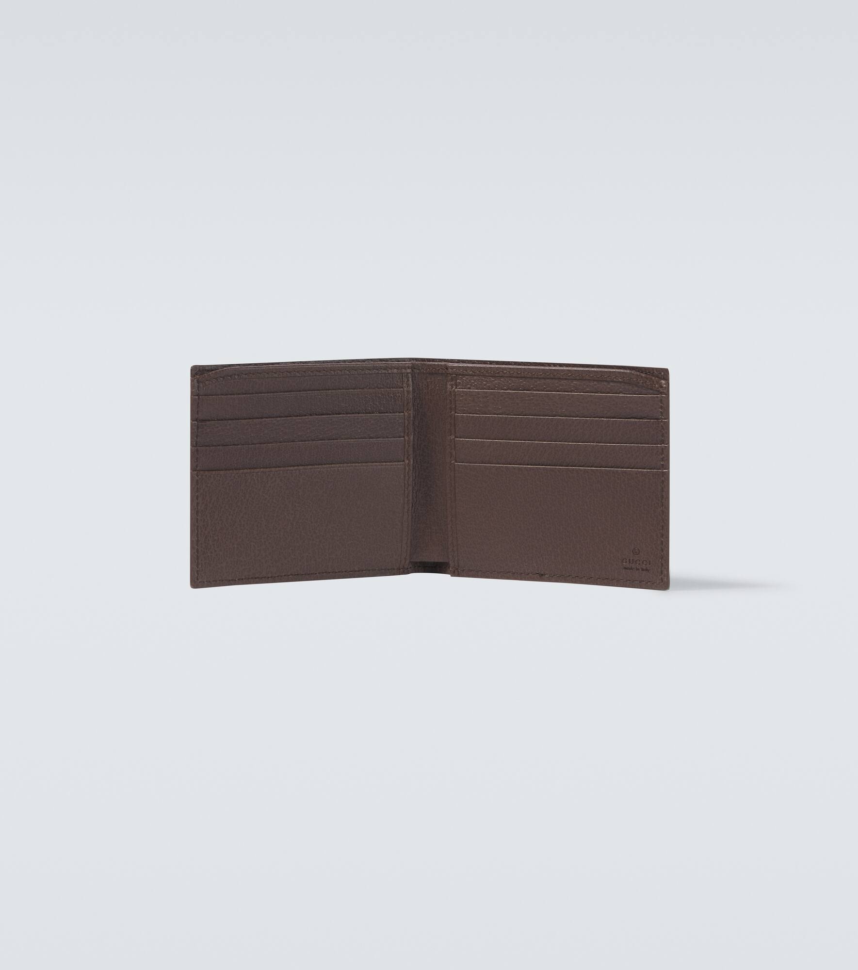 GG faux leather bifold wallet - 2