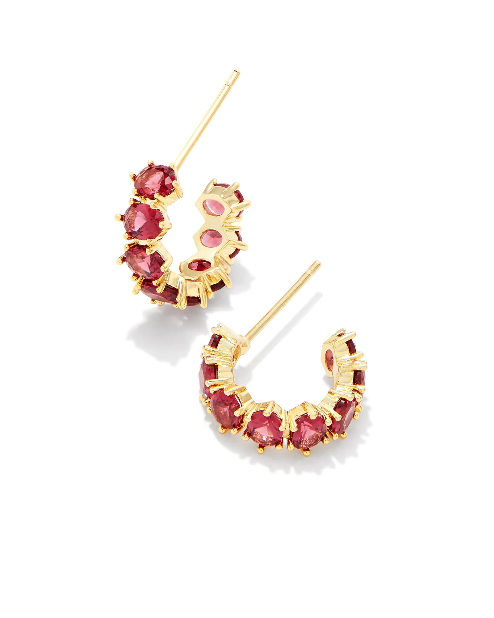 Cailin Gold January Huggie Earrings - 1
