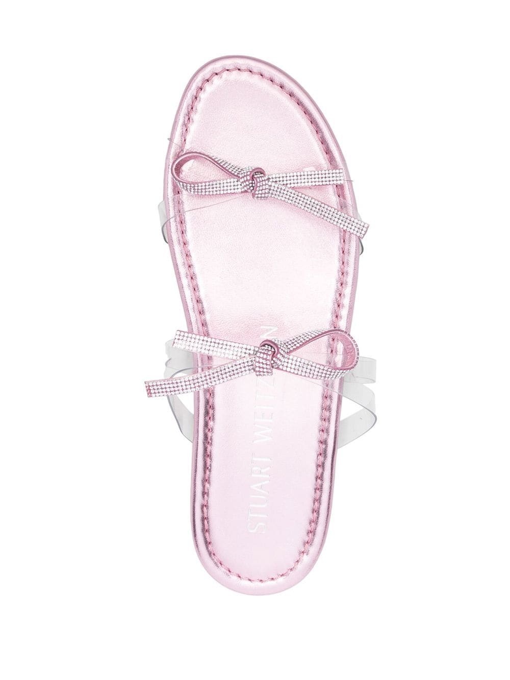 bow-detail embellished sandals - 4