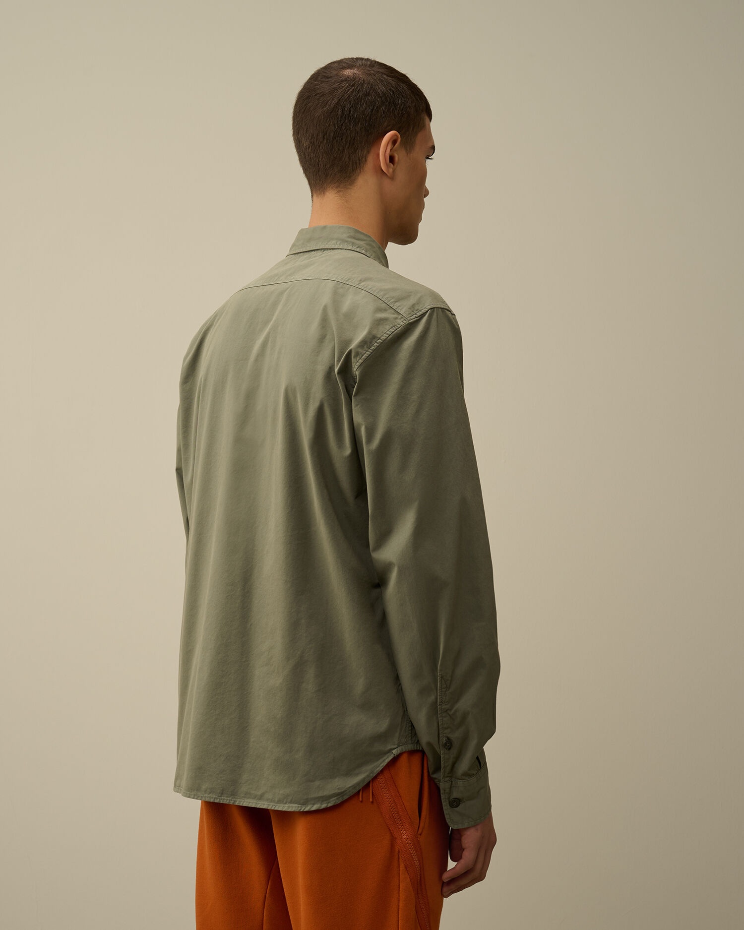 Organic Gabardine Buttoned Lens Shirt - 3