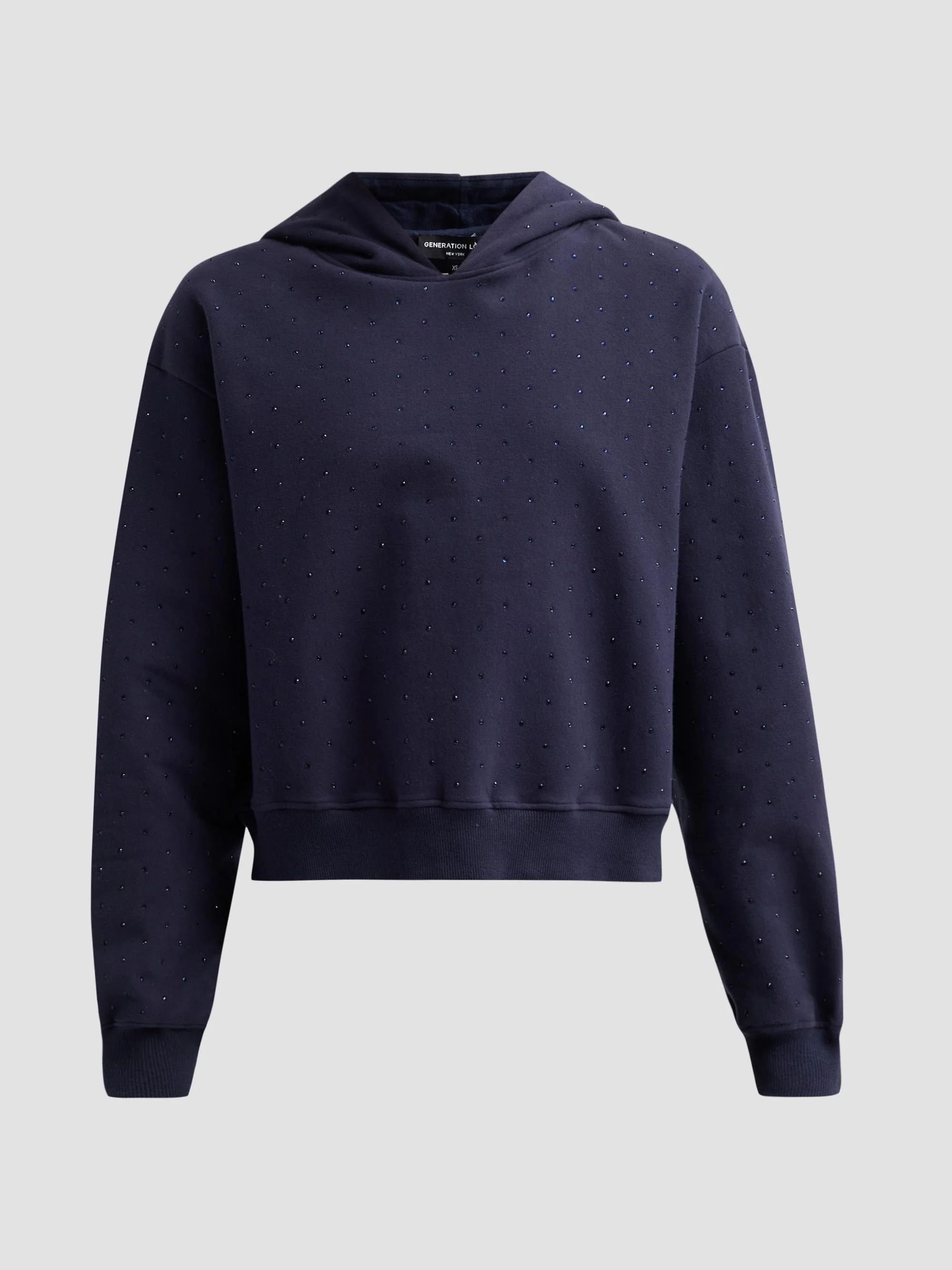 Women's Renae Crystal Hoodie - Midnight Navy - 1