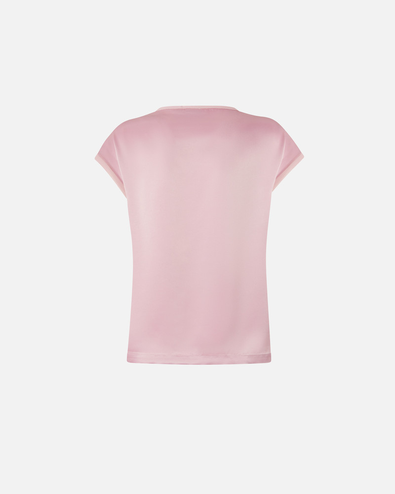SATIN AND GEORGETTE T-SHIRT BLOUSE 6