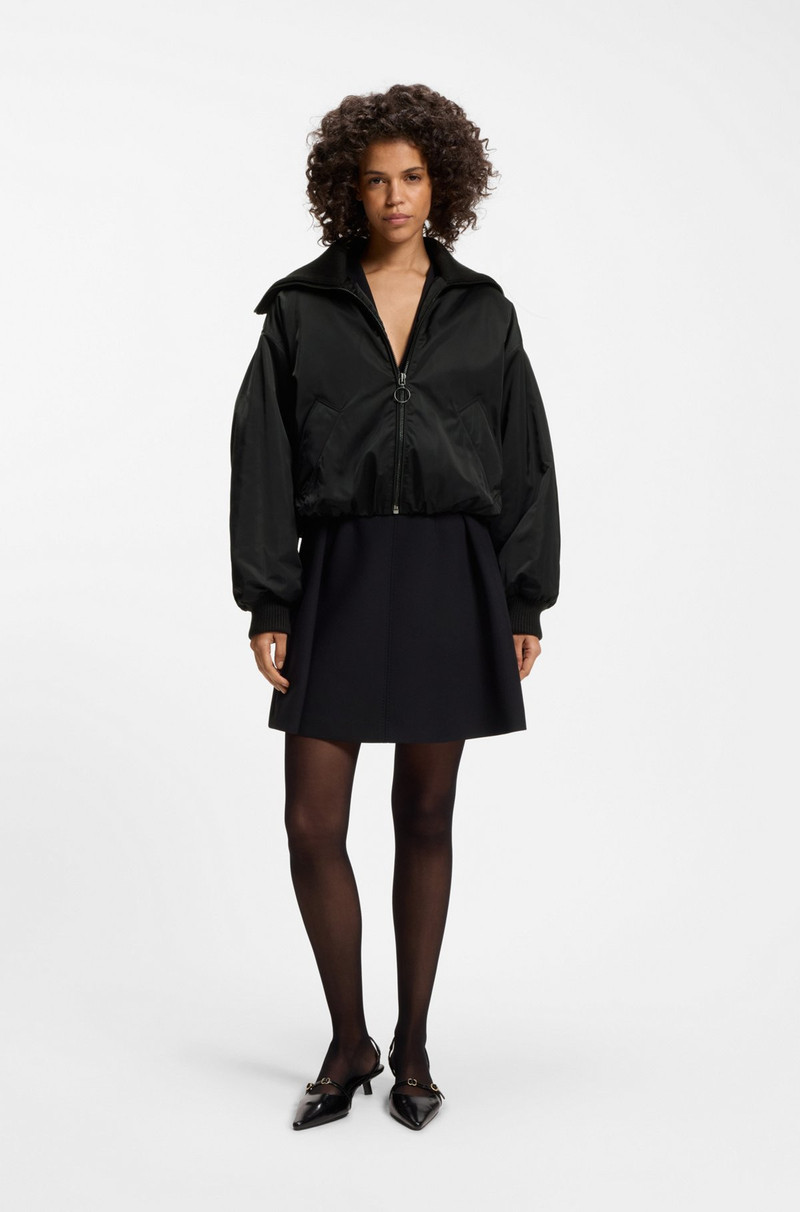 HUGO PADDED BOMBER JACKET IN SATIN outlook