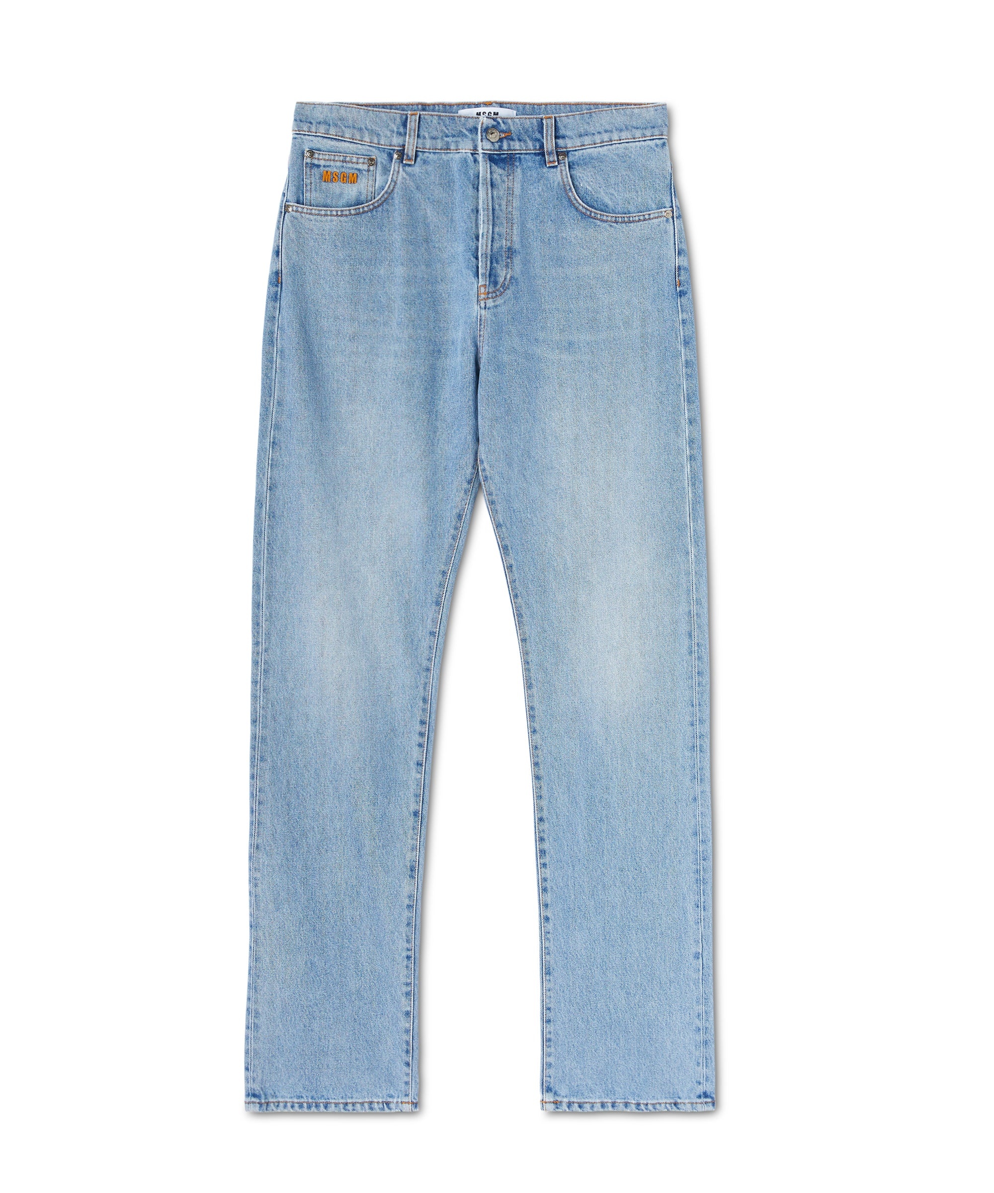 MSGM Light wash Denim Jeans | REVERSIBLE