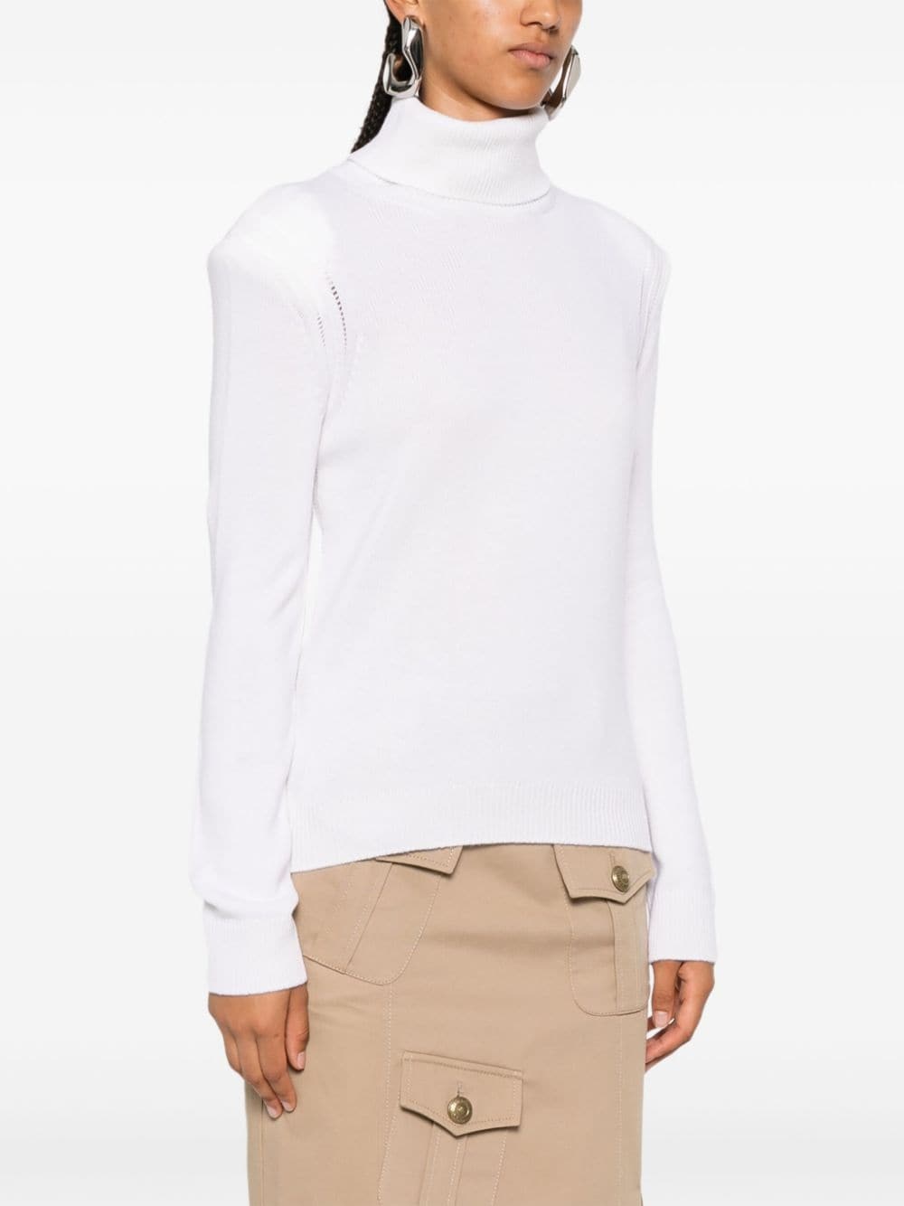 turtleneck cashmere sweater - 3