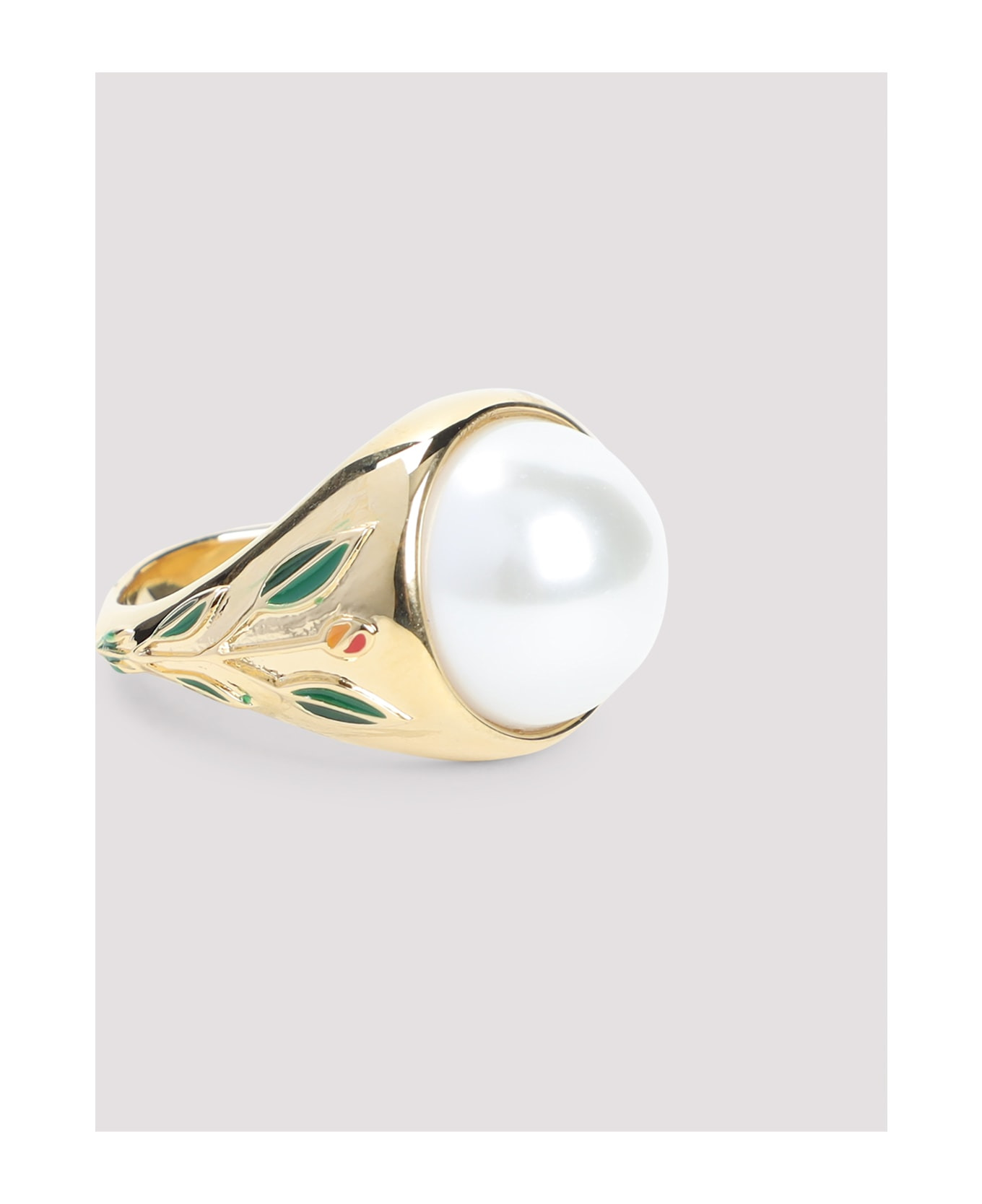 Pearl Signet Ring - 5