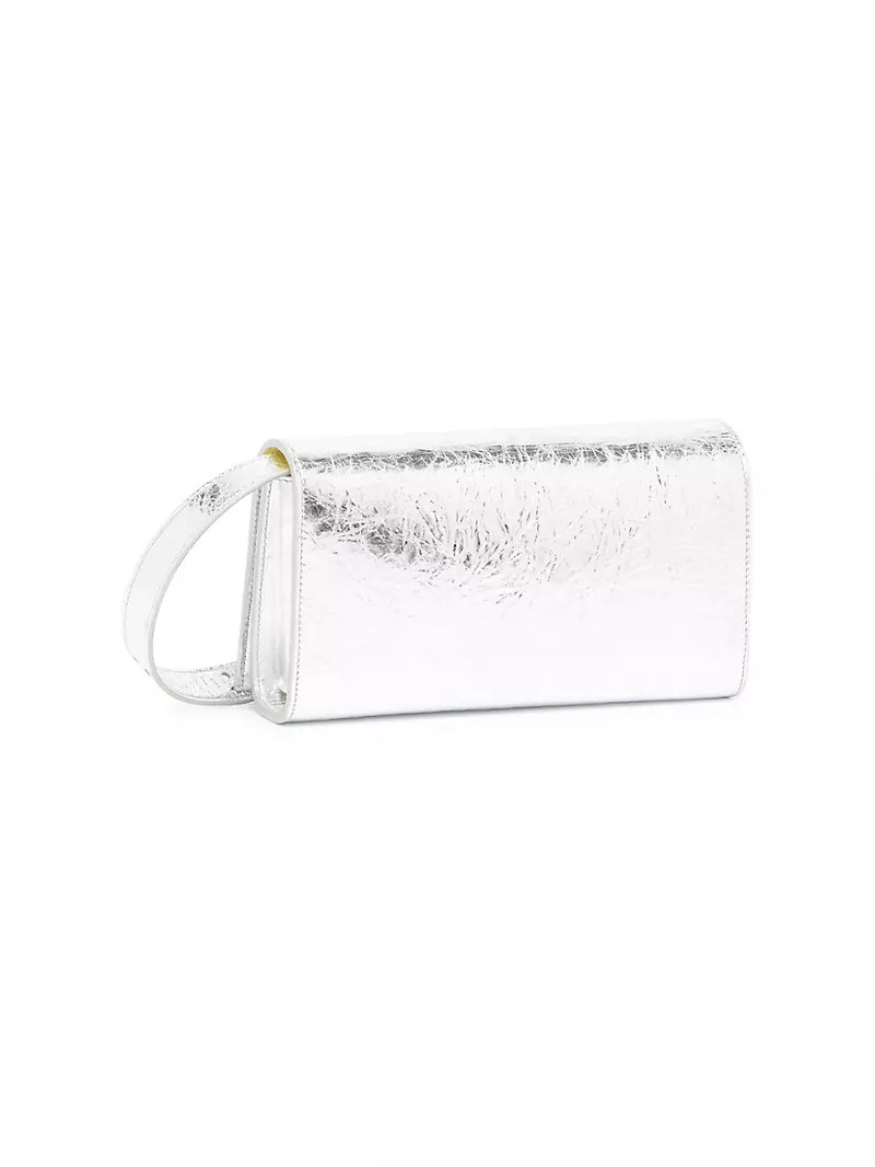 All-Day Metallic Leather Shoulder Bag 4