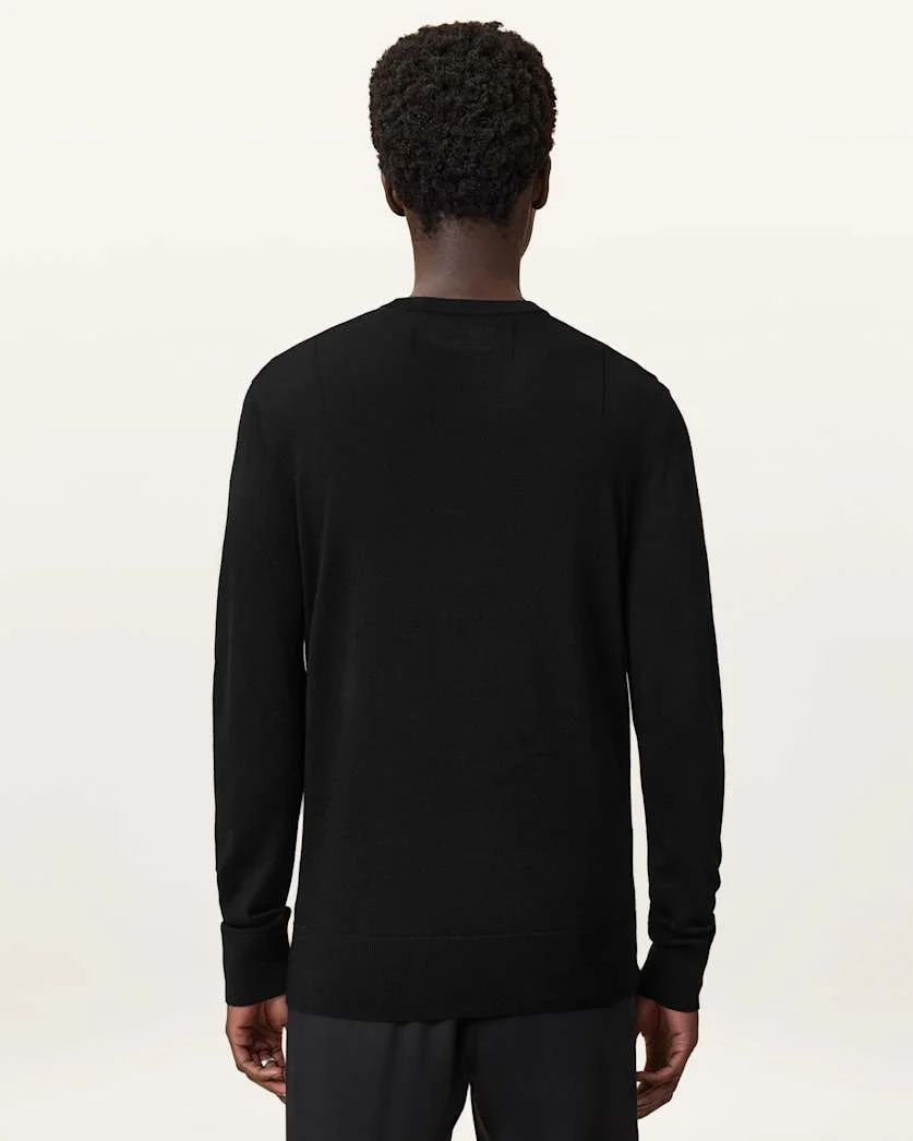 MODE MERINO CREW NECK RAMSKULL SWEATER - 1