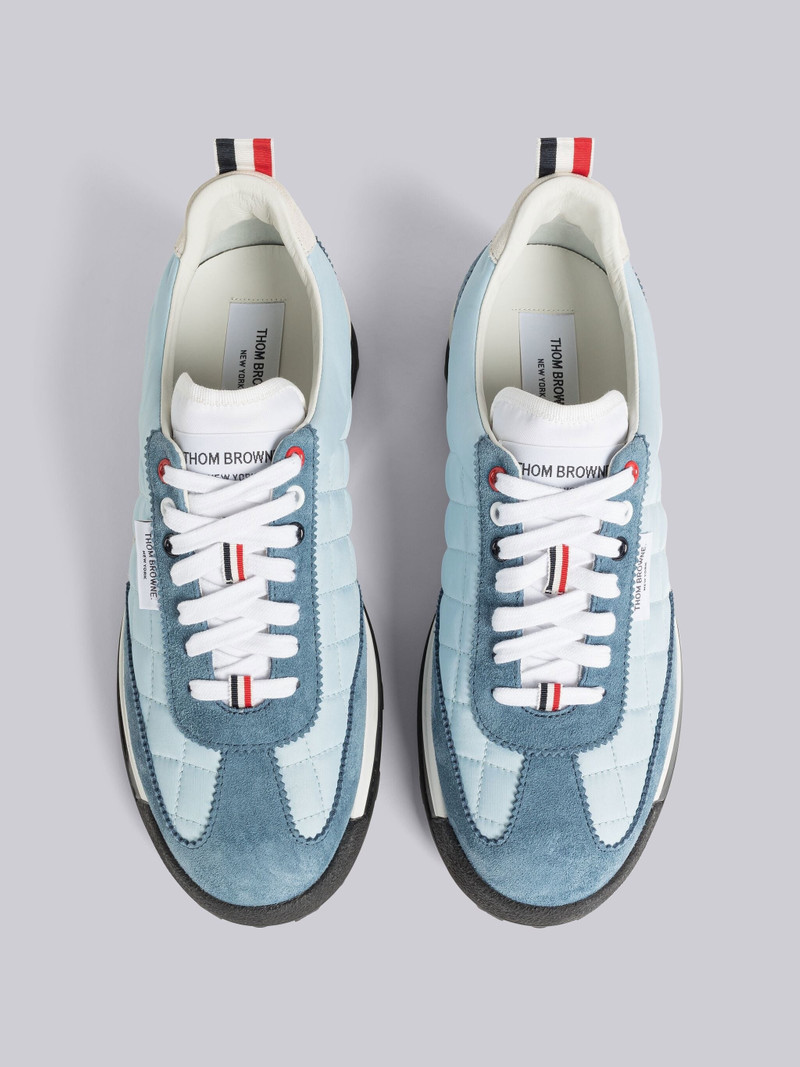 QUILTED NYLON CLEAR SOLE TECH RUNNER 4