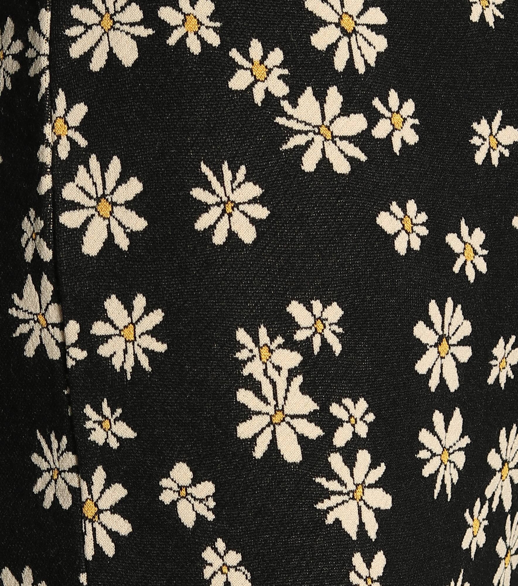 Floral high-rise flared pants - 4