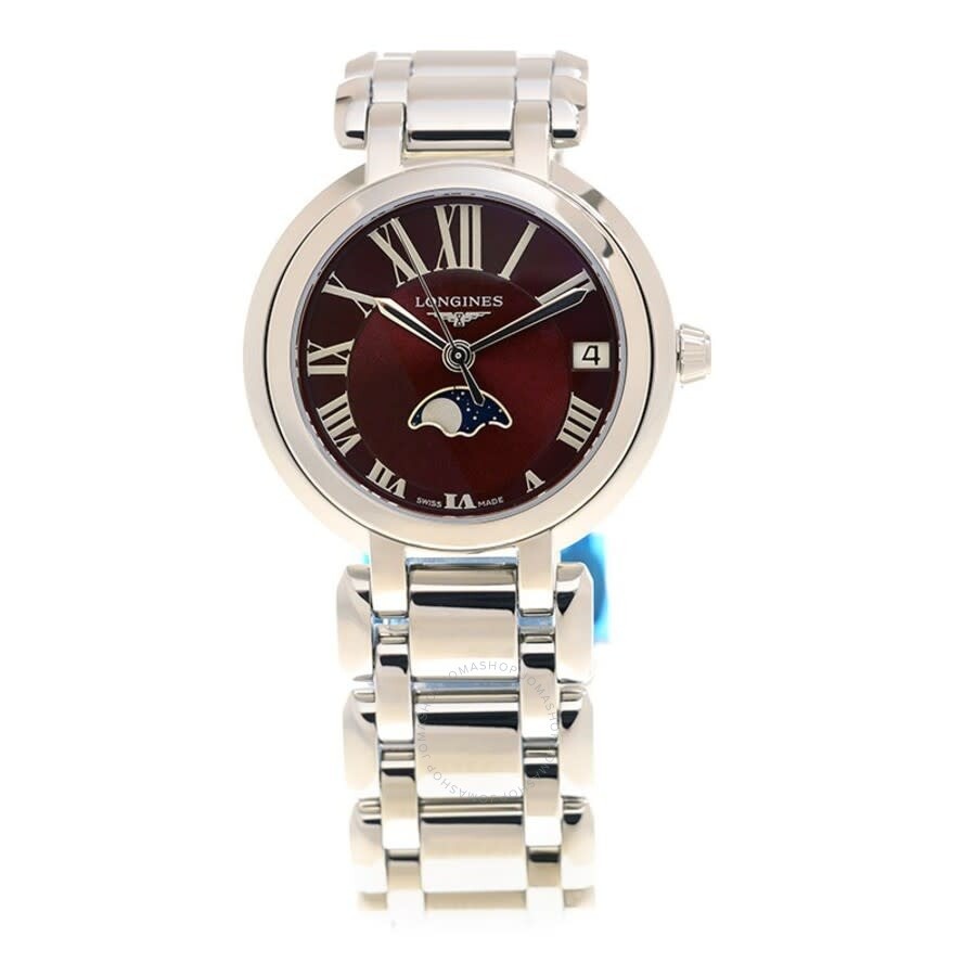 Longines Primaluna Quartz Red Dial Ladies Watch L8.115.4.92.6 - 3