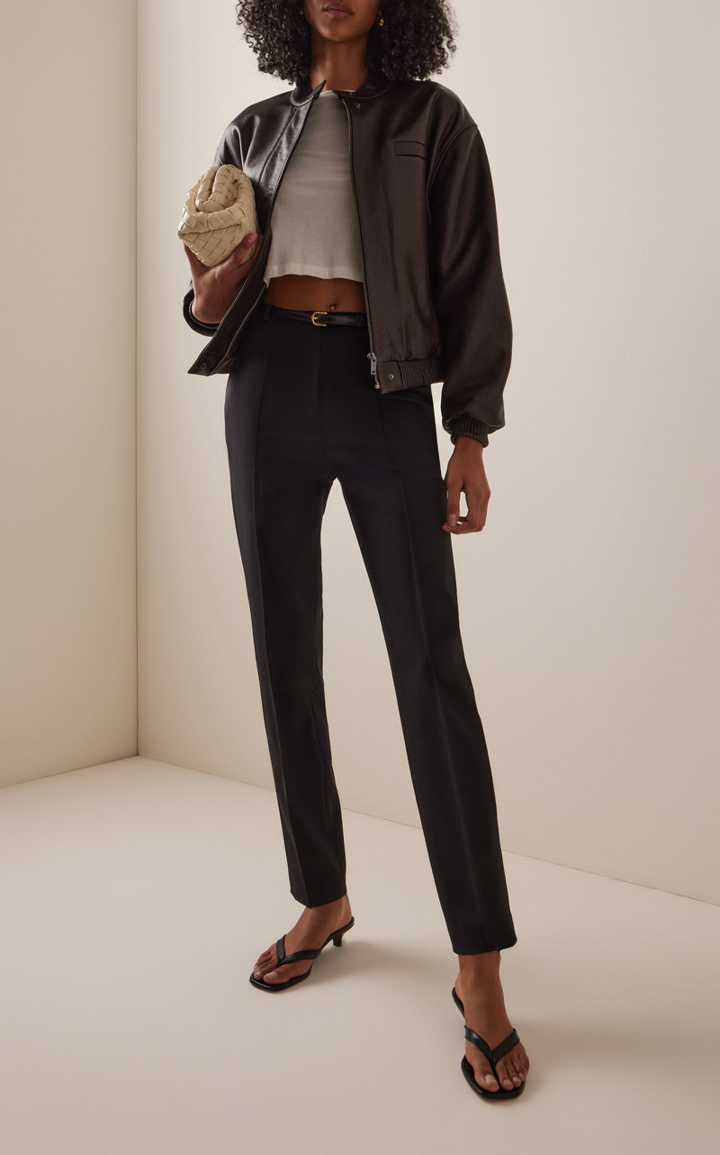 Loulou de Saison Malka Wool Pants black outlook