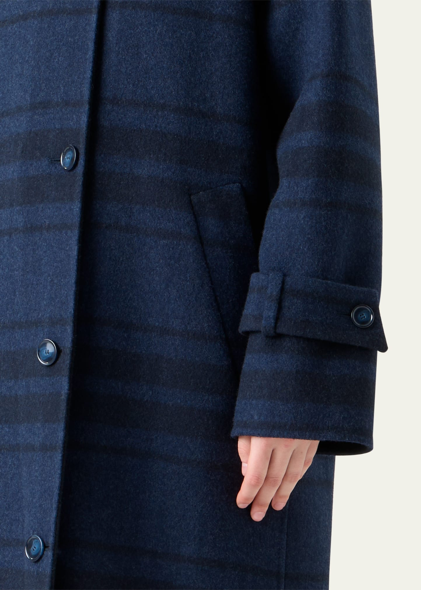 Estelle Double-Face Wool Maxi Coat - 5