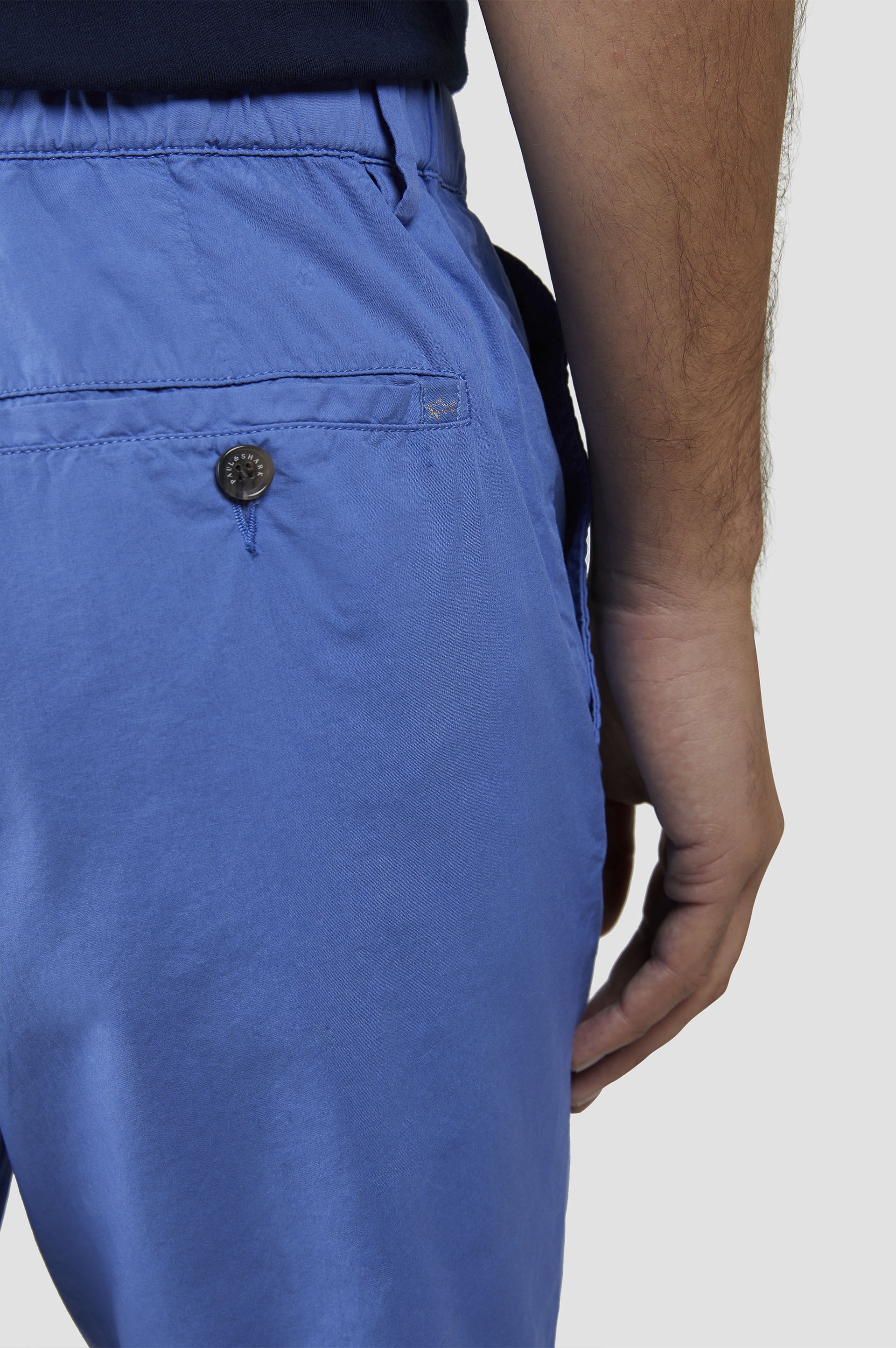 ULTRALIGHT POPLIN COTTON BERMUDA WITH DRAWSTRING - 4