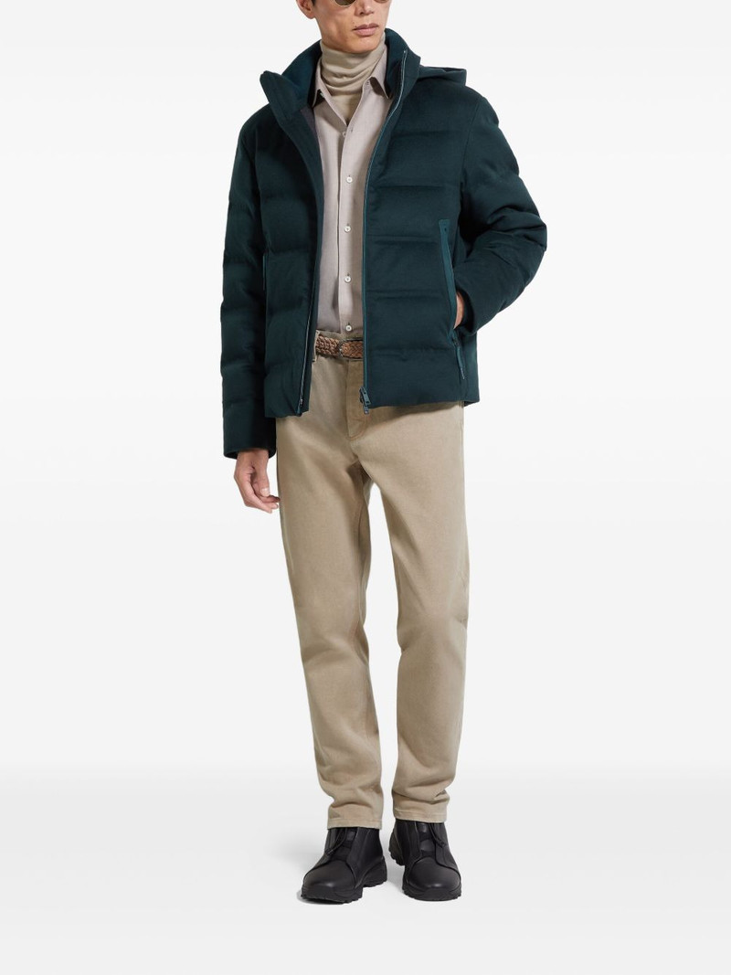 ZEGNA stonewashed denim pants outlook