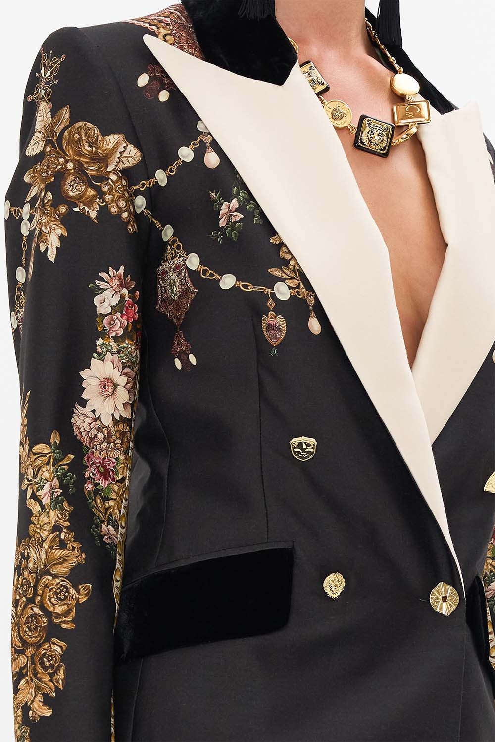 DOUBLE BREASTED SUIT JACKET - 6