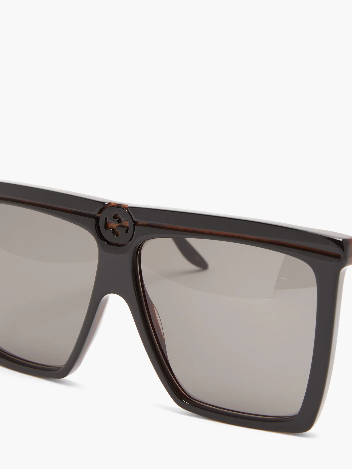 GG flat-top acetate sunglasses - 2