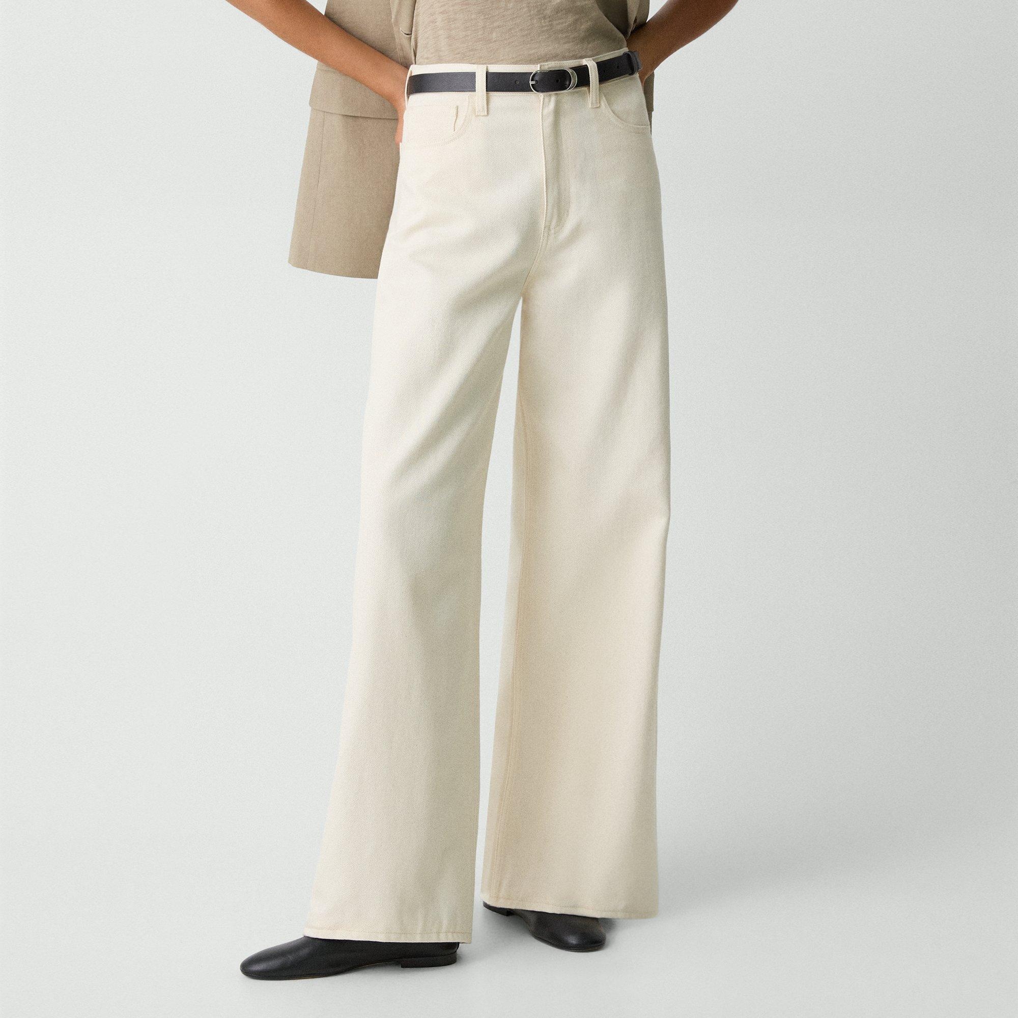 High-Waisted Wide-Leg Pant in Denim - 5
