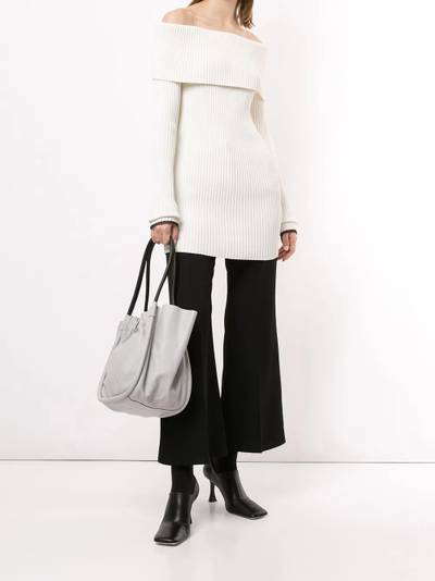 Proenza Schouler off-the-shoulder rib-knit jumper outlook