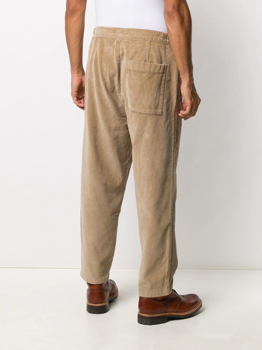 corduroy loose-fit trousers  - 4