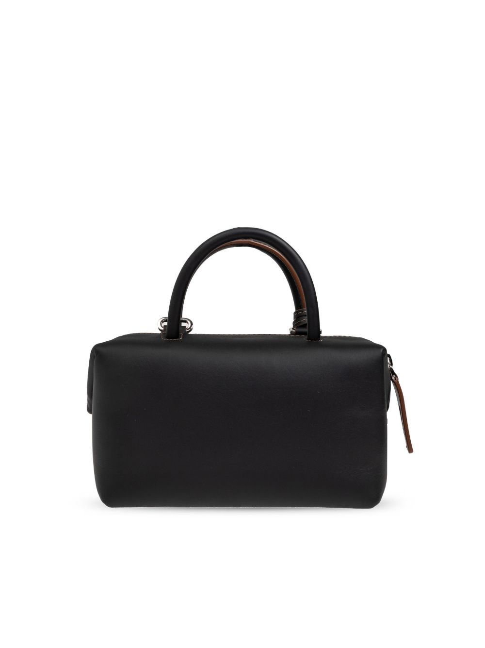 logo-print leather tote bag - 3