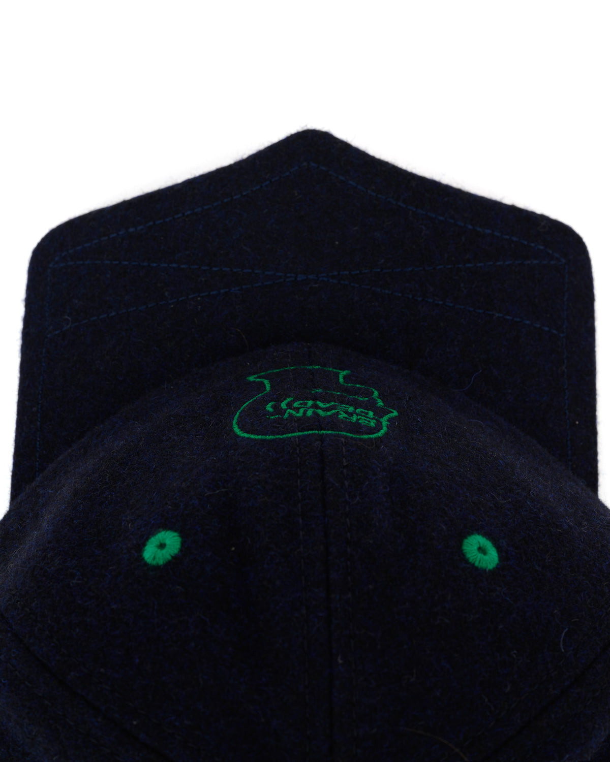 Batwing Logohead Flannel Hat - Navy - 3