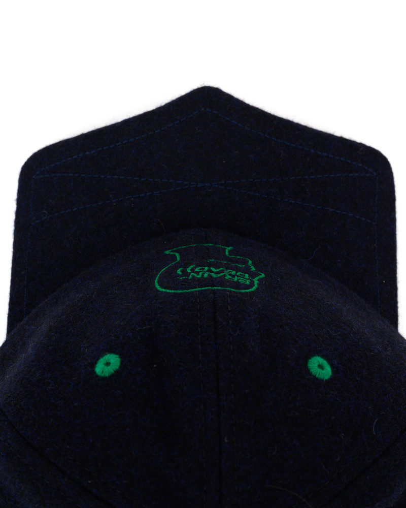 Batwing Logohead Flannel Hat - Navy 3
