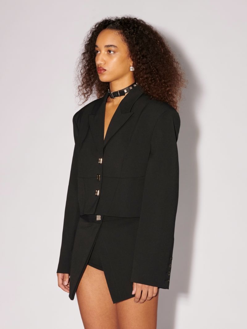 PANEL CROPP. TAILORING BLAZER - 5